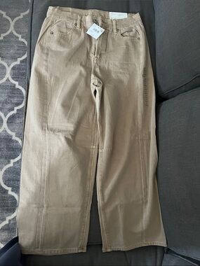 Relaxed Fit Tan Work Pants